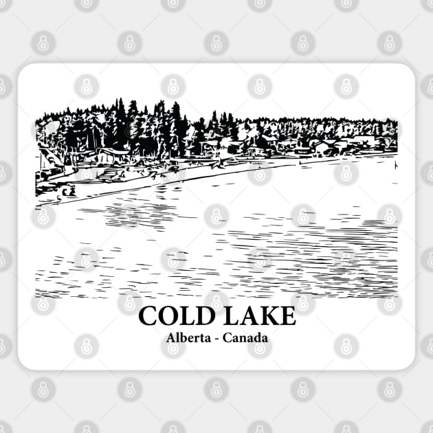 Cold Lake - Alberta Magnet by Lakeric